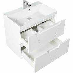 BelBagno Тумба под раковину Vittoria 70 подвесная Bianco Lucido – фотография-4